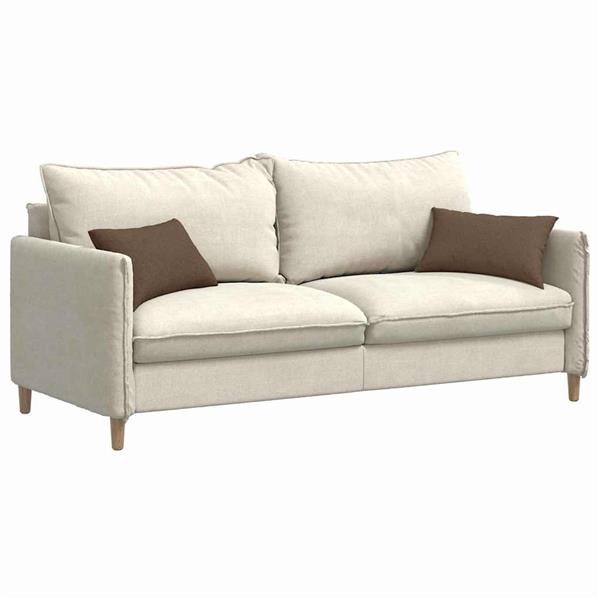 Grote foto vidaxl sofa kussens 2 pcs bruin 50 x 30 cm stof huis en inrichting woningdecoratie