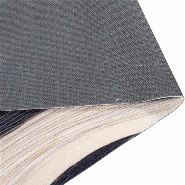 Grote foto vidaxl keuken vloerkleed zwart 150 x 45 cm fluweel tuin en terras overige tuin en terras