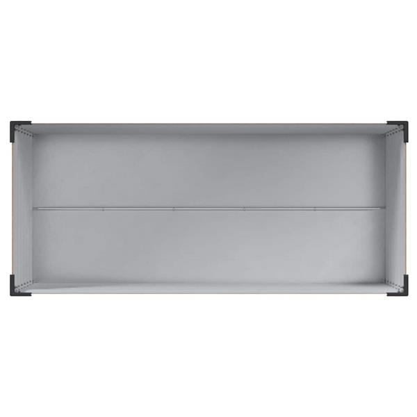 Grote foto vidaxl tuin bloempot licht bruin 100 5 x 40 5 x 90 cm tuin en terras overige tuin en terras