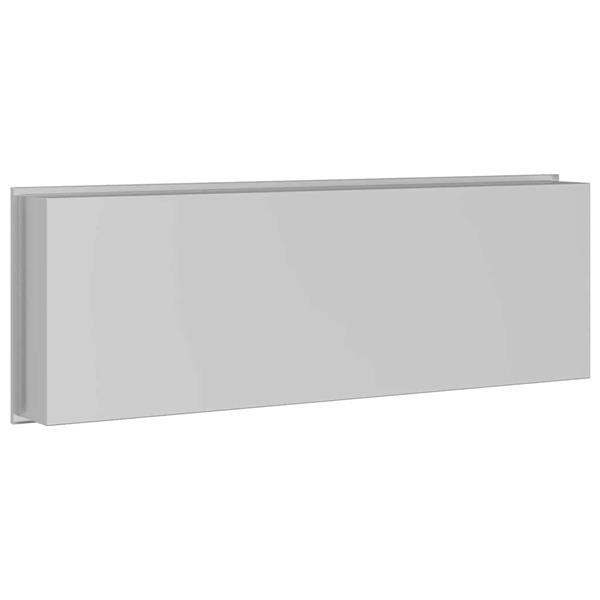 Grote foto vidaxl douche niche zilver 90 x 30 x 9 5 cm roestvrij staal huis en inrichting complete badkamers