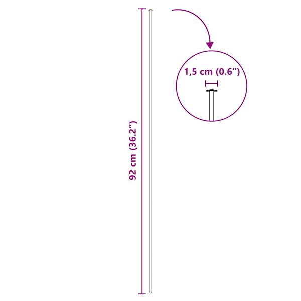 Grote foto vidaxl vijverhekken set 8 pcs groen 50 x 80 cm staal tuin en terras hekken en schuttingen