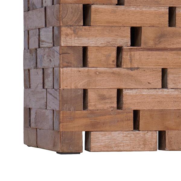 Grote foto vidaxl kruk naturel 29 x 29 x 48 cm massief gerecycled hout huis en inrichting stoelen