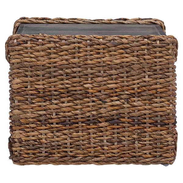 Grote foto vidaxl salontafel naturel 45 x 45 x 45 cm massief mahoniehout huis en inrichting eettafels