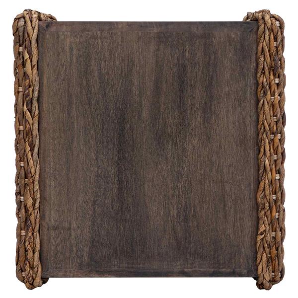 Grote foto vidaxl salontafel naturel 45 x 45 x 45 cm massief mahoniehout huis en inrichting eettafels