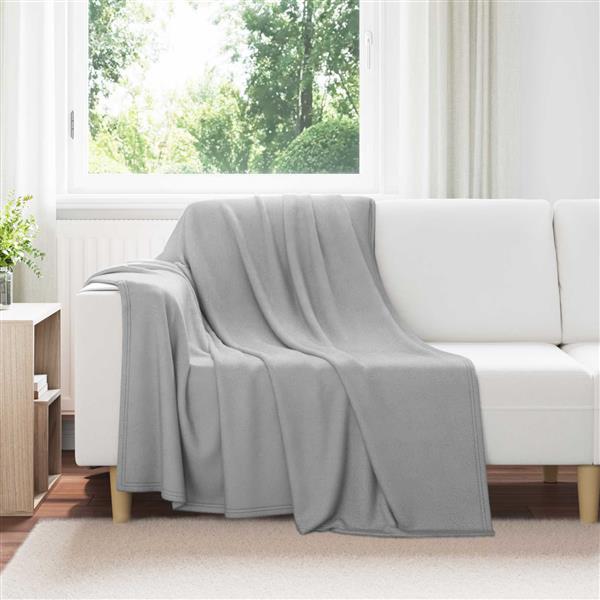 Grote foto vidaxl kleden 24 pcs grijs 200 x 150 cm fleece huis en inrichting bedden