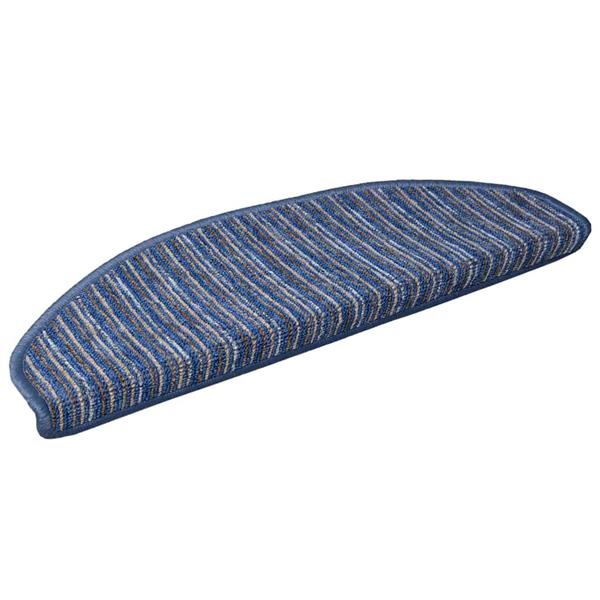 Grote foto vidaxl zelfklevende trapmatten 15 pcs blauw 65 x 21 x 4 cm huis en inrichting overige huis en inrichting