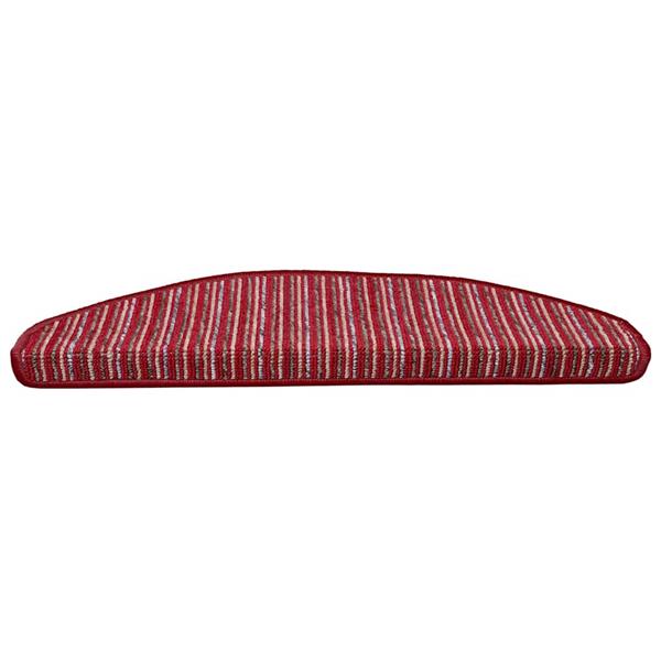 Grote foto vidaxl zelfklevende trapmatten 15 pcs rood 65 x 21 x 4 cm huis en inrichting overige huis en inrichting
