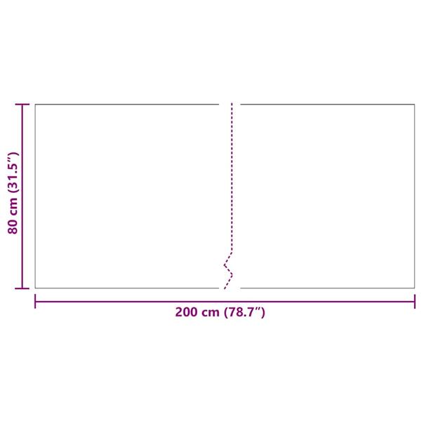 Grote foto vidaxl tapijt loper lichtgrijs 80 x 200 cm stof huis en inrichting vloerbedekking en kleden