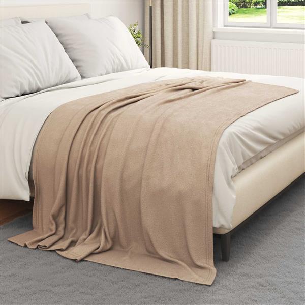 Grote foto vidaxl kleden 24 pcs kameel 200 x 150 cm fleece huis en inrichting bedden