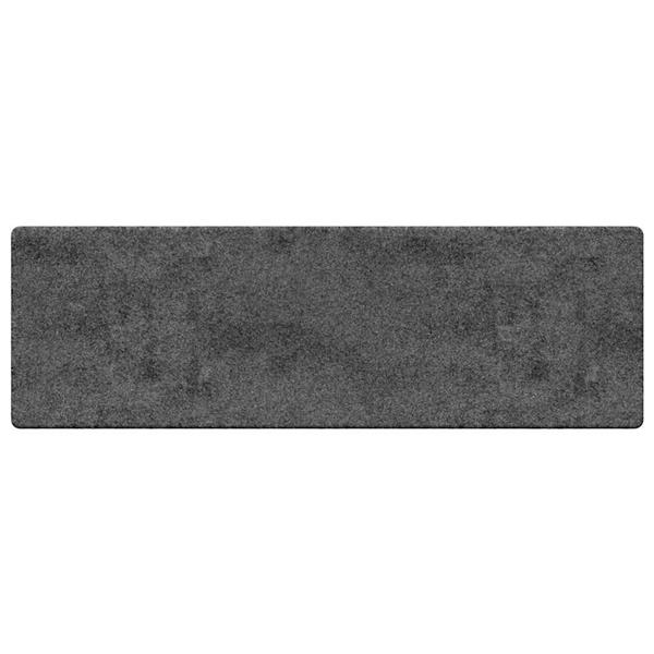 Grote foto vidaxl tapijt loper grijs 100 x 250 cm 100 polypropylene tuft huis en inrichting vloerbedekking en kleden