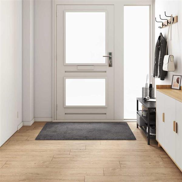 Grote foto vidaxl tapijt loper grijs 100 x 150 cm 100 polypropylene tuft huis en inrichting vloerbedekking en kleden