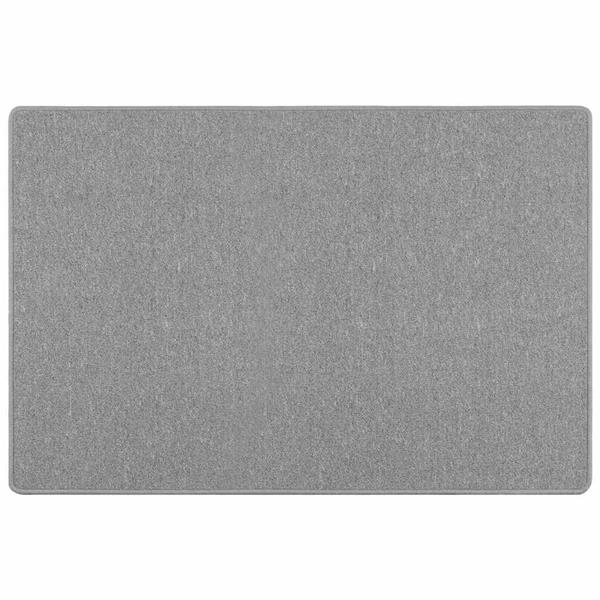 Grote foto vidaxl tapijt loper lichtgrijs 100 x 150 cm 100 polypropyleen huis en inrichting vloerbedekking en kleden