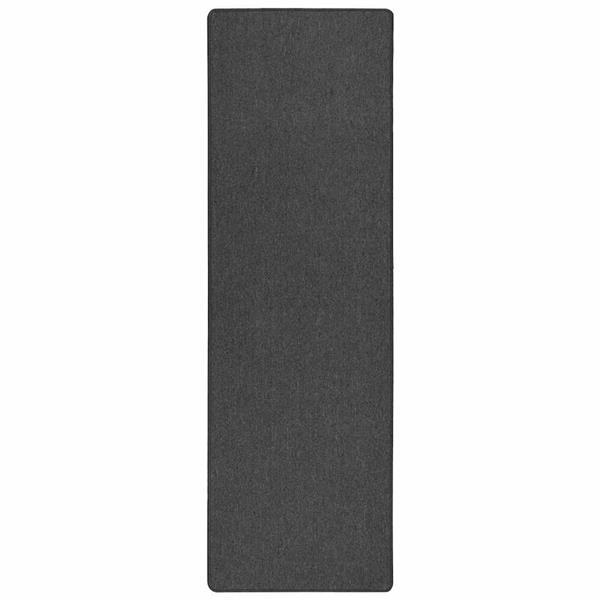 Grote foto vidaxl tapijt loper donkergrijs 80 x 500 cm 100 polypropyleen huis en inrichting vloerbedekking en kleden