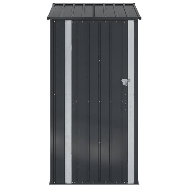 Grote foto vidaxl tuinhuisjes antraciet 103 x 86 x 200 cm metaal tuin en terras tuinhuisjes en blokhutten