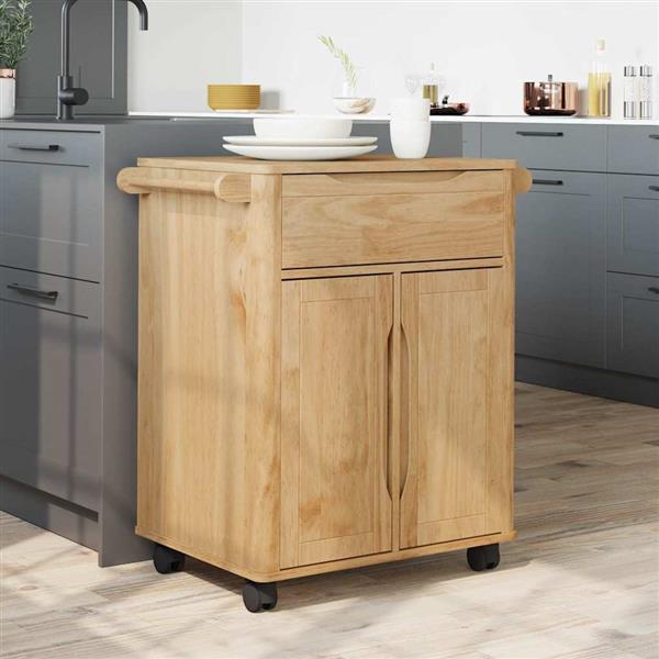 Grote foto vidaxl keuken trolley floro wasbruin 72 5 x 45 x 80 cm huis en inrichting keukenbenodigdheden