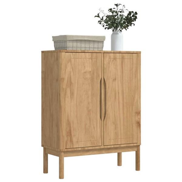 Grote foto vidaxl dressoir floro wasbruin 70 x 30 x 70 5 cm massief vurenhout huis en inrichting overige