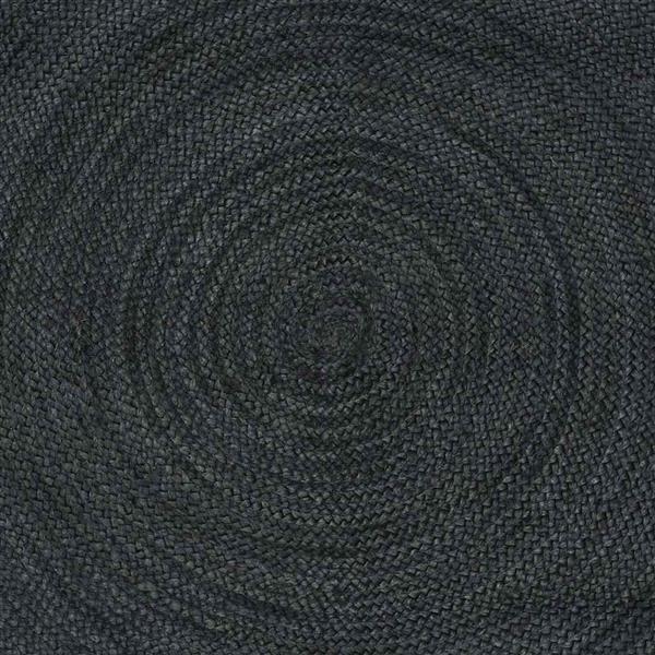 Grote foto vidaxl vloerkleden vierkant donkergrijs 120 x 120 cm jute huis en inrichting vloerbedekking en kleden