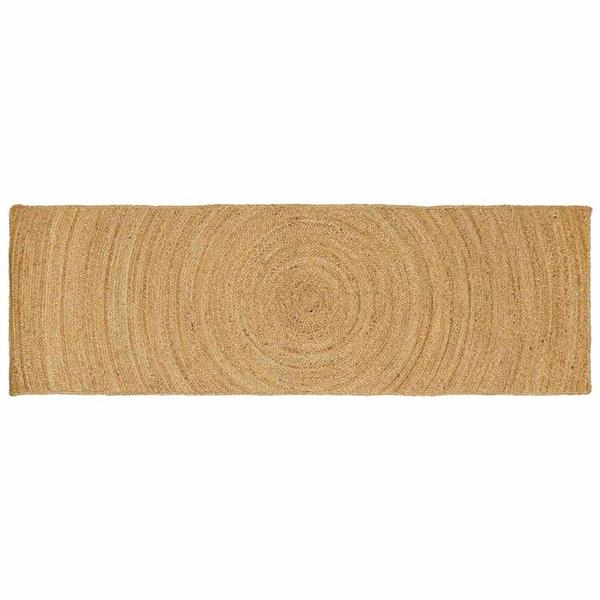 Grote foto vidaxl vloerkleden rechthoekig bruin 60 x 200 cm jute huis en inrichting vloerbedekking en kleden