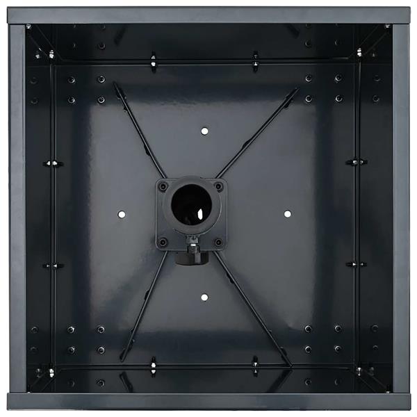 Grote foto vidaxl parasolvoet antraciet 45 x 45 x 45 cm staal tuin en terras overige tuin en terras