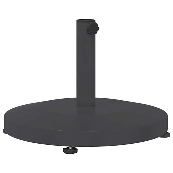 Grote foto vidaxl parasolvoet donkergrijs 48 x 48 x 32 cm tuin en terras overige tuin en terras