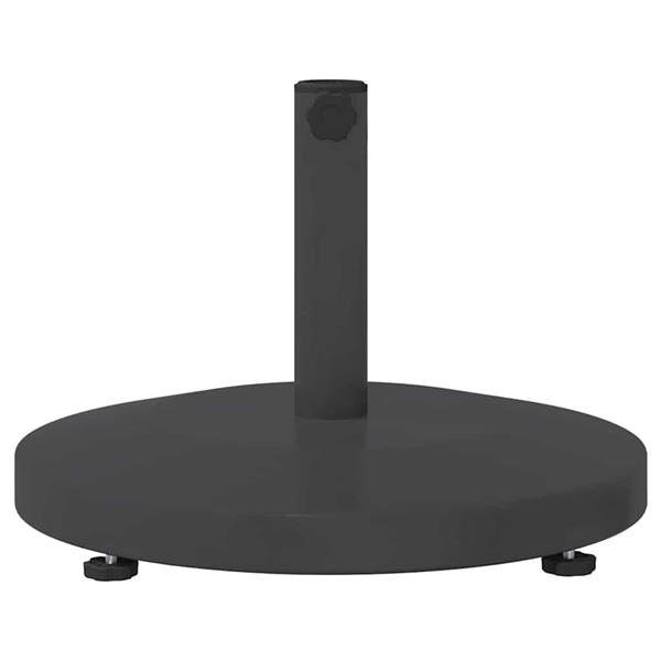 Grote foto vidaxl parasolvoet donkergrijs 48 x 48 x 32 cm tuin en terras overige tuin en terras