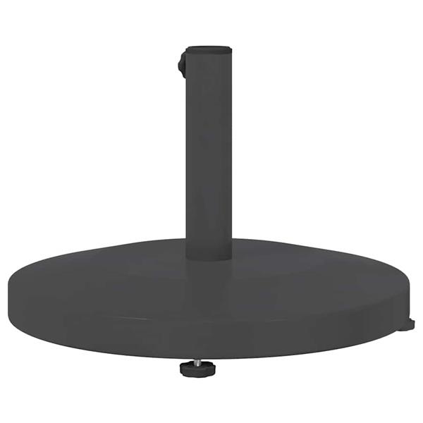 Grote foto vidaxl parasolvoet donkergrijs 48 x 48 x 32 cm tuin en terras overige tuin en terras