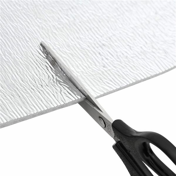 Grote foto vidaxl radiatorfolie 2 pcs zilver 25 x 0 5 m polyetheen doe het zelf en verbouw sanitair