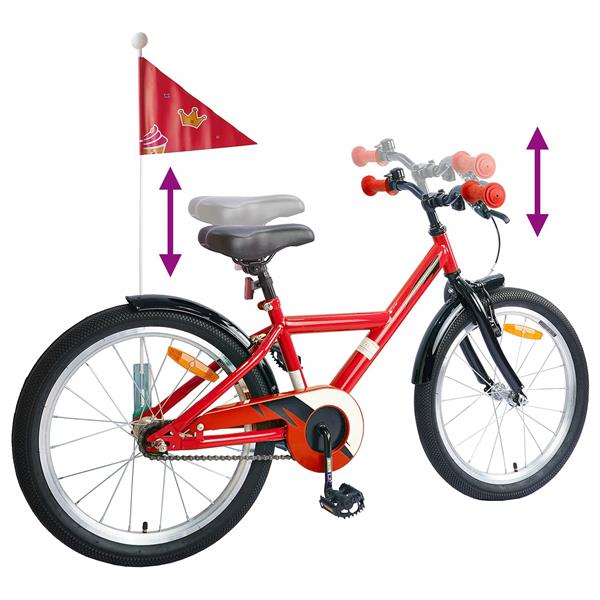 Grote foto vidaxl kinderfiets 20 inch voor 6 11 jaar oud rood fietsen en brommers herenfietsen