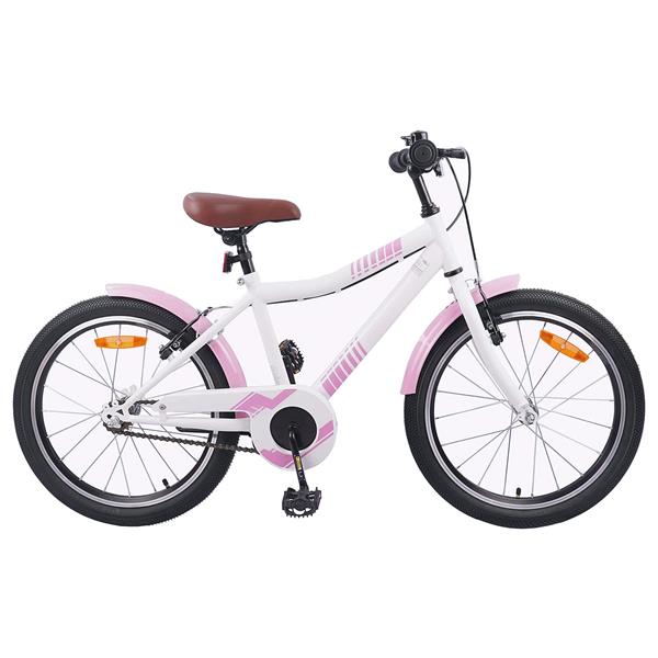 Grote foto vidaxl kinderfiets 24 inch voor 8 12 jaar oud lichtroze fietsen en brommers herenfietsen