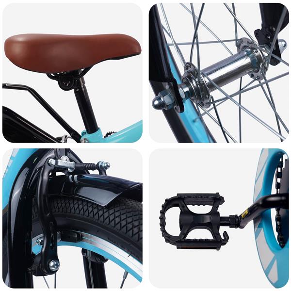 Grote foto vidaxl kinderfiets 20 inch voor 6 11 jaar oud lichtblauw fietsen en brommers herenfietsen