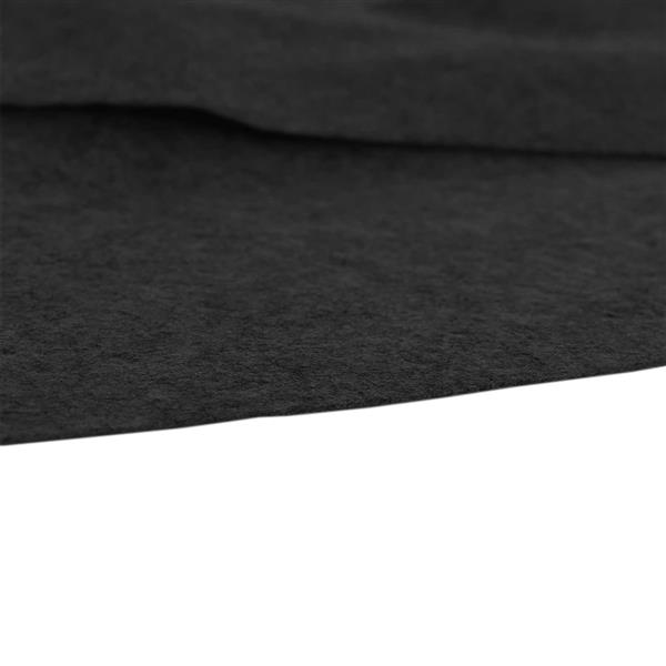 Grote foto vidaxl zwembad grondzeil zwart 428 cm niet geweven stof tuin en terras zwembaden toebehoren