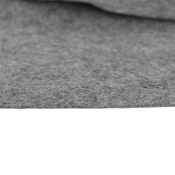 Grote foto vidaxl zwembad grondzeil lichtgrijs 610 cm niet geweven stof tuin en terras zwembaden toebehoren