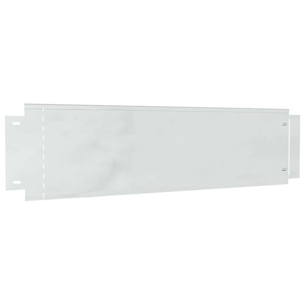 Grote foto vidaxl gazonranden 5 pcs zilver 100 x 25 x 0 07 cm tuin en terras tuindecoratie