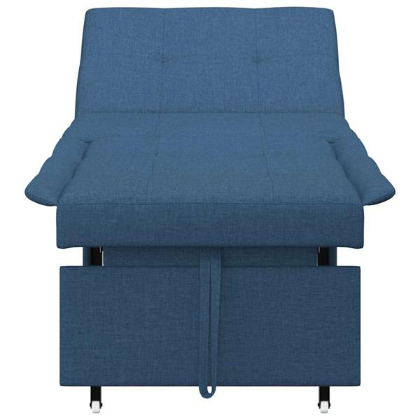 Grote foto vidaxl uittrekbare sofa bed blauw 194 x 50 x 82 cm multiplex huis en inrichting bankstellen