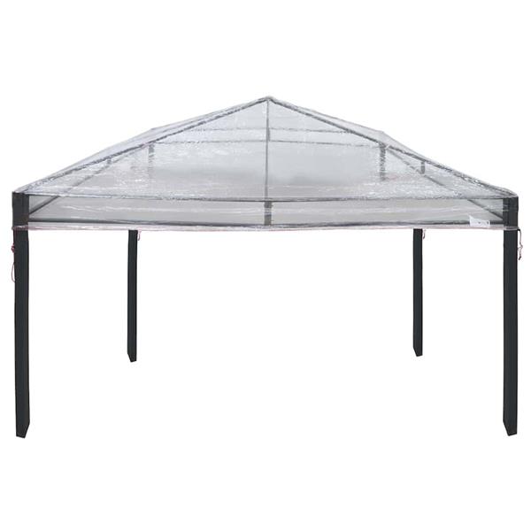 Grote foto vidaxl gazebo dekking vervanging doorzichtig 3 x 3 m pvc tuin en terras overige tuin en terras