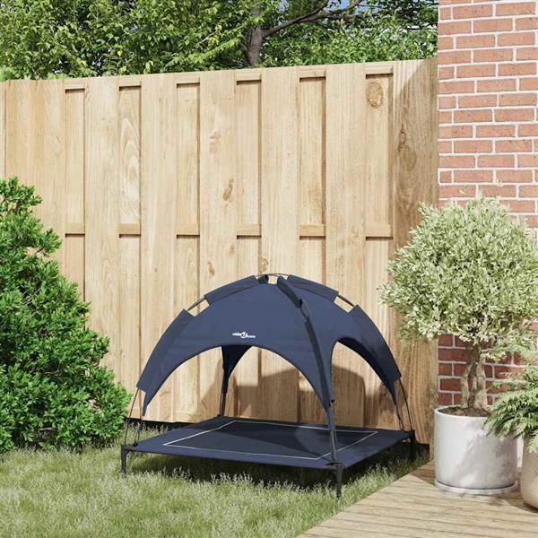 Grote foto vidaxl hondenbed marineblauw 90 x 81 x 80 5 cm staal dieren en toebehoren toebehoren