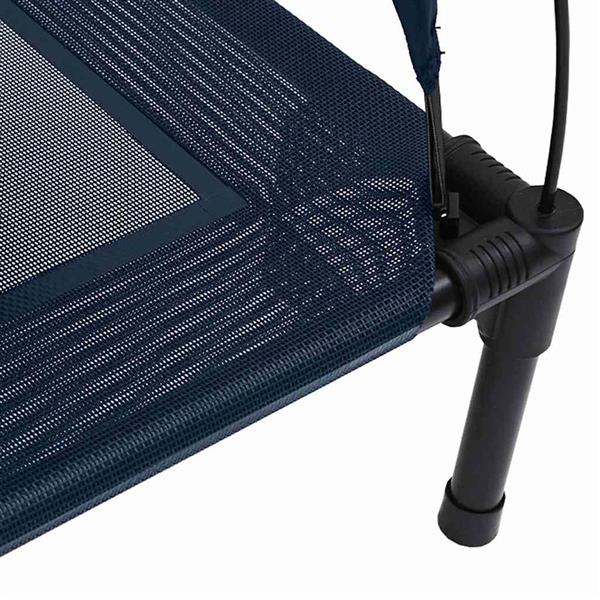 Grote foto vidaxl hondenbed marineblauw 90 x 81 x 80 5 cm staal dieren en toebehoren toebehoren