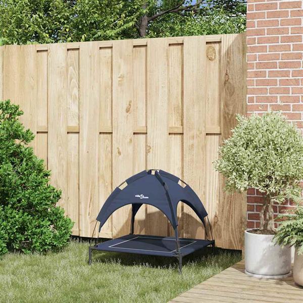 Grote foto vidaxl hondenbed marineblauw 71 x 64 x 71 cm staal dieren en toebehoren toebehoren