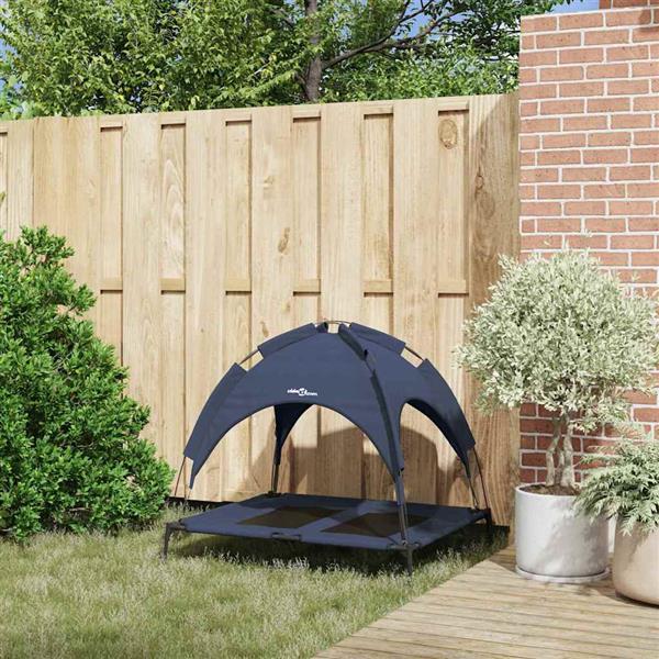 Grote foto vidaxl hondenbed marineblauw 92 x 77 x 82 5 cm staal dieren en toebehoren toebehoren