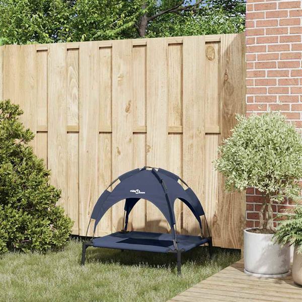 Grote foto vidaxl hondenbed marineblauw 76 x 62 x 70 5 cm staal dieren en toebehoren toebehoren