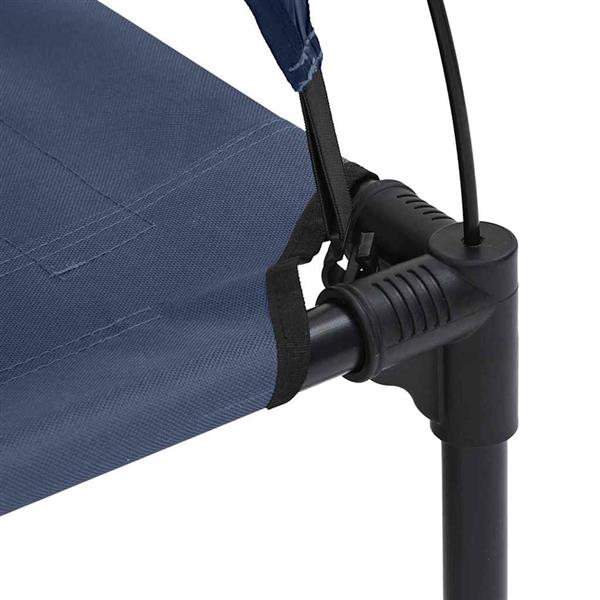 Grote foto vidaxl hondenbed marineblauw 76 x 62 x 70 5 cm staal dieren en toebehoren toebehoren