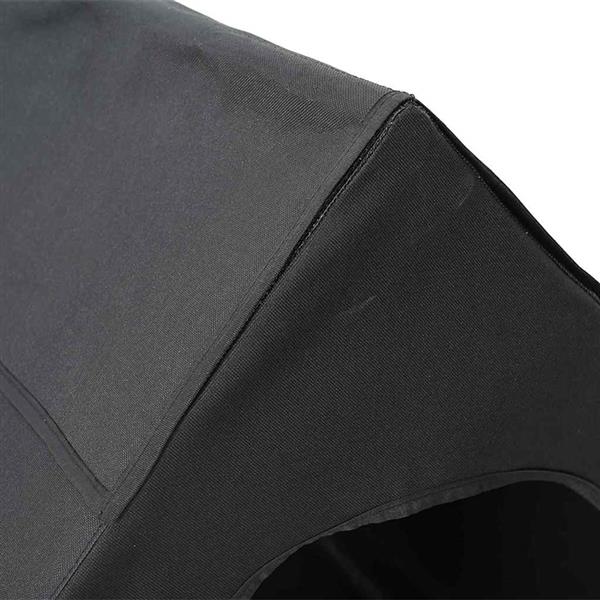 Grote foto vidaxl huis voor huisdieren zwart 110 x 75 x 90 cm staal dieren en toebehoren hondenhokken en kooien