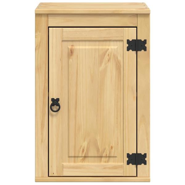 Grote foto vidaxl kast ski honingbruin 60 x 32 x 40 cm massief grenenhout huis en inrichting keukens