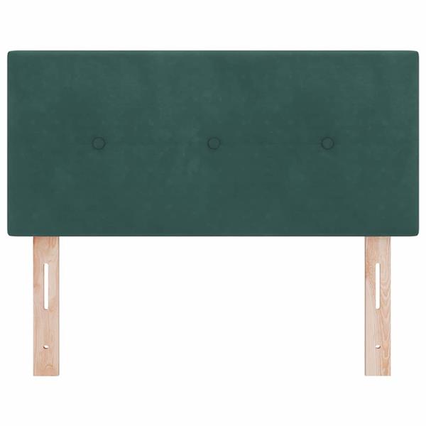 Grote foto vidaxl hoofdbord met hoofdeinde donkergroen 90 cm nep leer antiek en kunst stoelen en banken