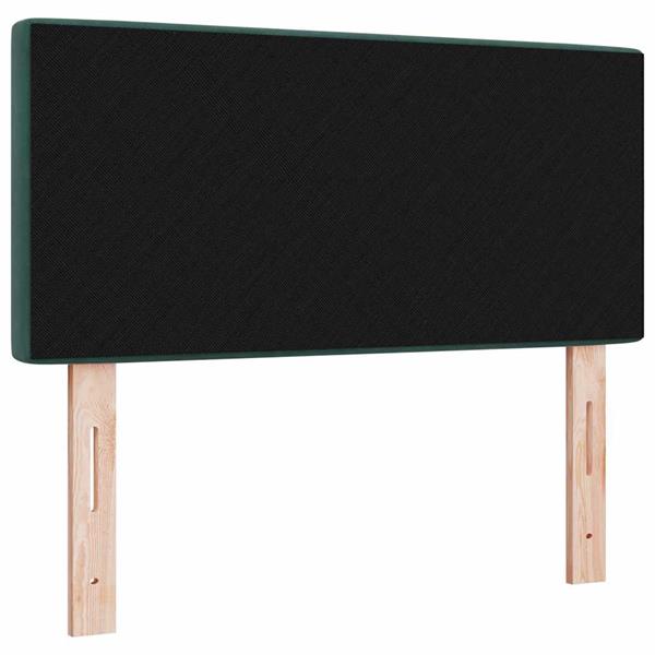 Grote foto vidaxl hoofdbord met hoofdeinde donkergroen 90 cm nep leer antiek en kunst stoelen en banken