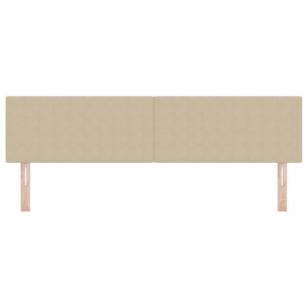 Grote foto vidaxl hoofdbord met hoofdeinde lichtgroen grijs 180 cm nep leer antiek en kunst stoelen en banken