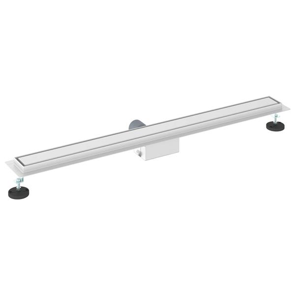 Grote foto vidaxl 2 in 1 doucheafvoer zilver 90 cm roestvrij staal 304 doe het zelf en verbouw sanitair