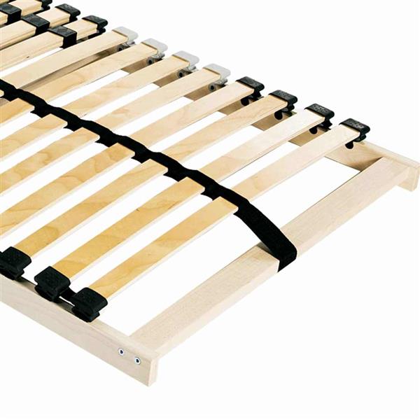 Grote foto vidaxl lattenbodem bruin 120 x 190 cm massief beukenhout antiek en kunst stoelen en banken