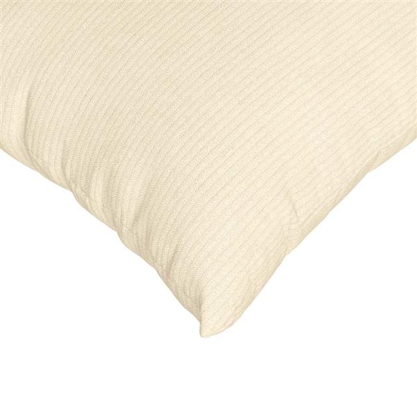 Grote foto vidaxl sofa kussens 2 stuks cr me 50 x 50 cm cordstof huis en inrichting woningdecoratie