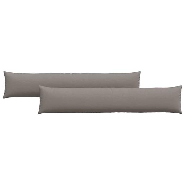 Grote foto vidaxl sofa kussens 2 pcs taupe 200 x 40 cm stof huis en inrichting woningdecoratie